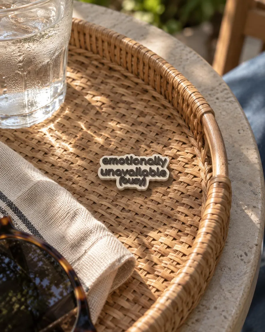 Priponka »Emotionally Unavailable«