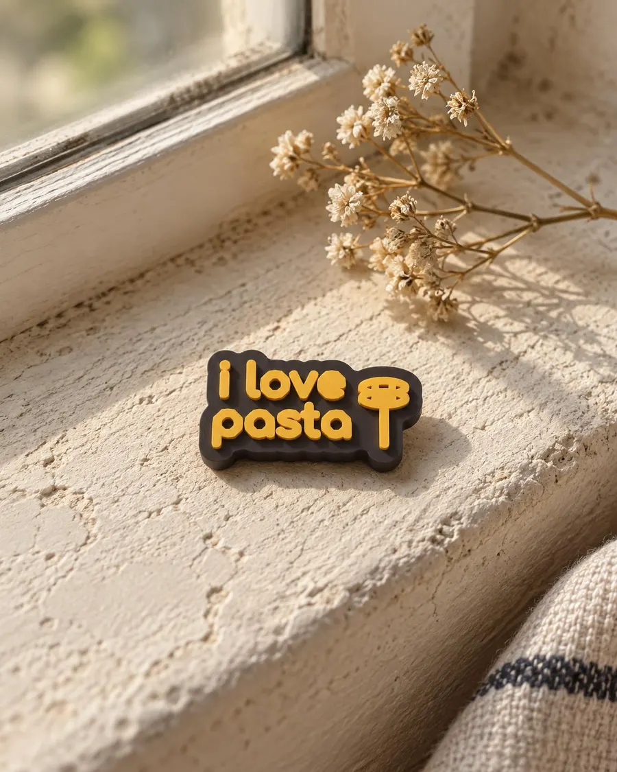 Bedž „I Love Pasta“
