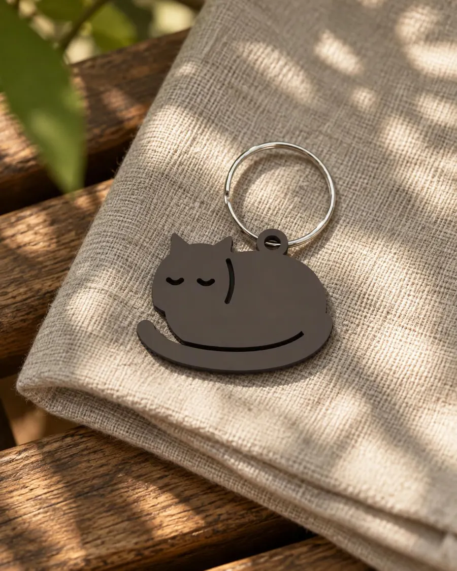 Catnap Keychain